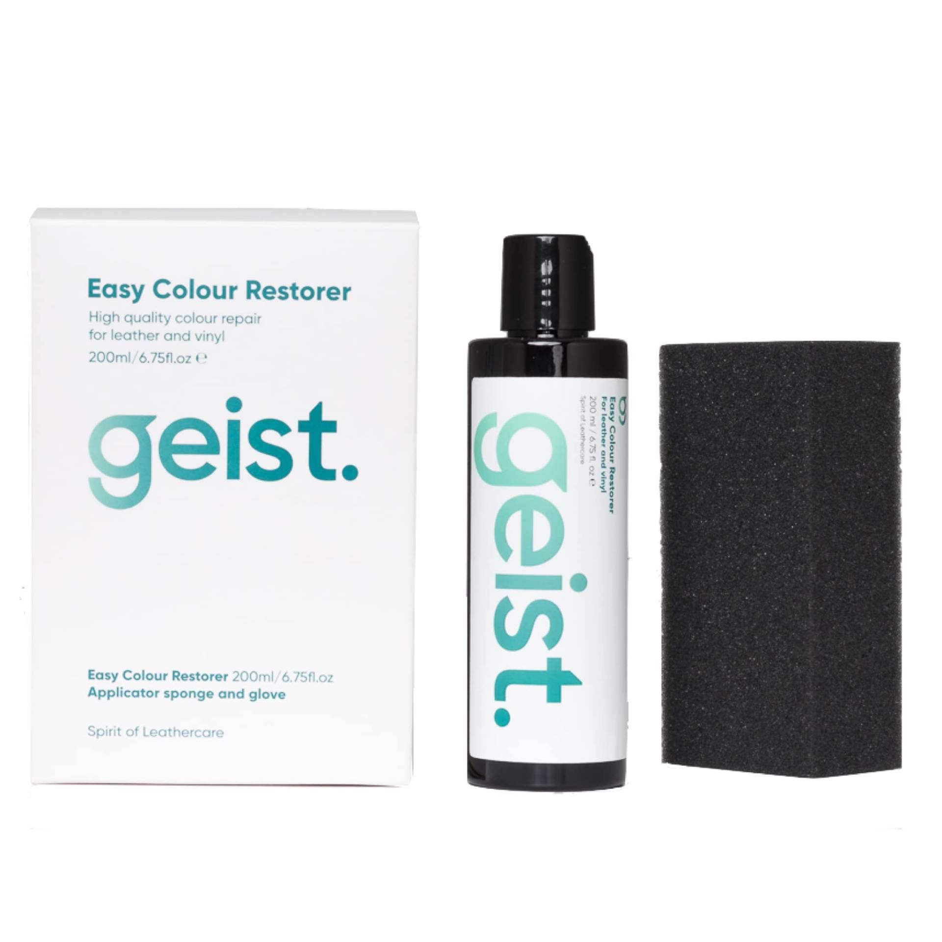 Geist. Easy DIY Colour Restorer | Farbe Für Leder & Kunstleder | Elfenbein, 200ml von Geist.