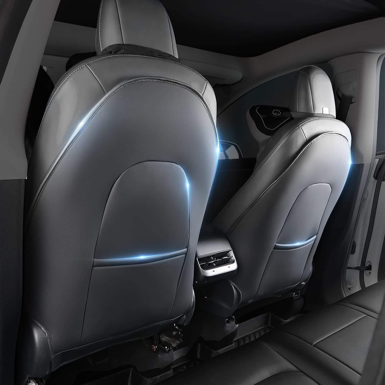 Gelivable für Tesla Sitzschoner Kindersitz Rückenlehne Seat Kick Protector, Wasserdicht und Pflegeleicht für Tesla Model Y 3 X S Innenraum-Zubehör 2020 2021 2022 2023 2024 2025, Schwarz 2 Stück Gelivable für Tesla Sitzschoner Kindersitz Rückenlehne Seat Kick Protector, Wasserdicht und Pflegeleicht für Tesla Model Y 3 X S Innenraum-Zubehör 2020 2021 2022 2023 2024 2025, Schwarz 2 Stück von Gelivable