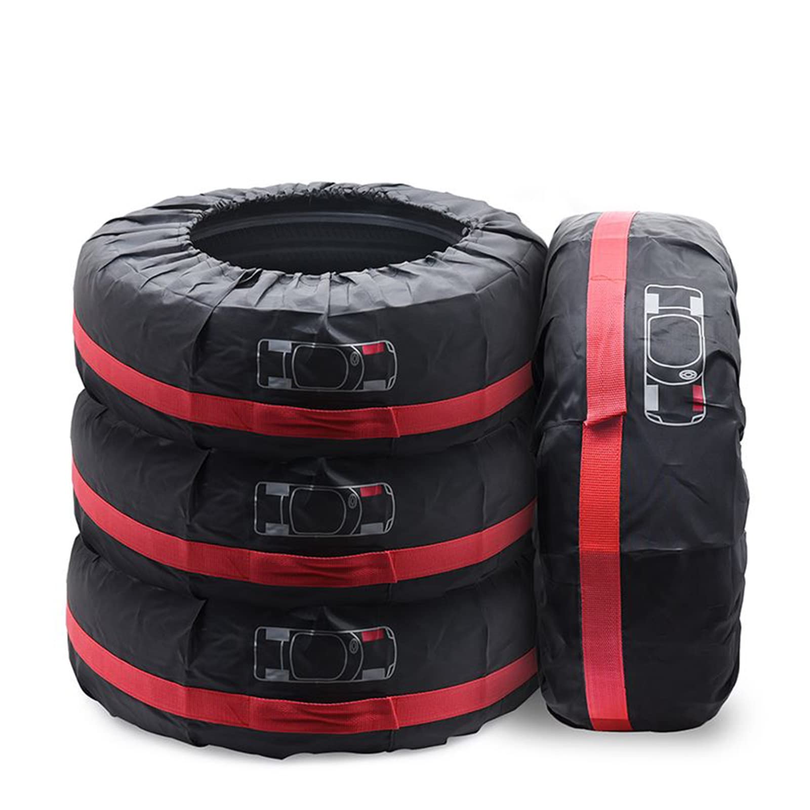 Geloo Reifentaschen Set 13-17 Zoll 4 Stück Reifenaufbewahrung Waterproof Staubdicht Autoreifenabdeckungen Reifenaufbewahrungstaschen für Sauberer Transport und Lagerung (Durchmesser 66 cm) Geloo Reifentaschen Set 13-17 Zoll 4 Stück Reifenaufbewahrung Waterproof Staubdicht Autoreifenabdeckungen Reifenaufbewahrungstaschen für Sauberer Transport und Lagerung (Durchmesser 66 cm) von Geloo