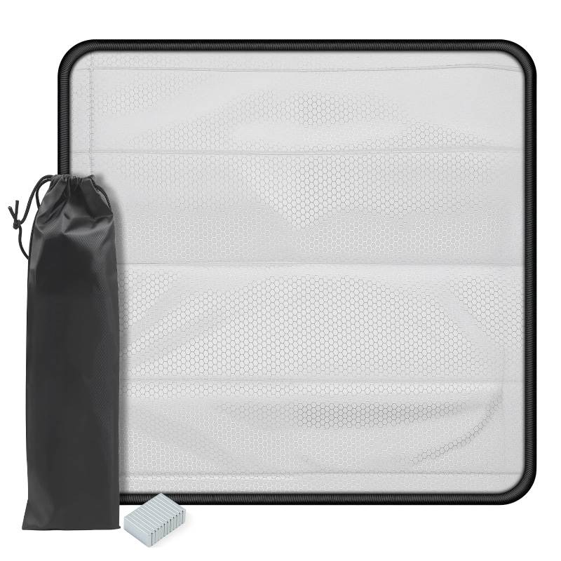 Gemsaya Magnetische Isolierte Dachlüftungsabdeckung, Magnetisolierte Dachlüftungs Abdeckung Verdunkelung Sonnenabdeckung für MaxxAir-Lüfter, Fantastic Fan, RV-Lüfter-Lüftungsabdeckung, 42 x 42 cm von Gemsaya