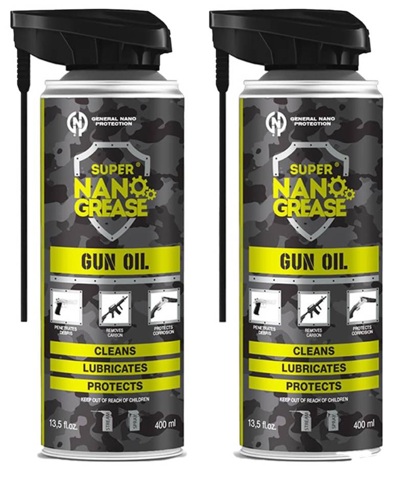 2x 400ml dose set Waffenöl Spray general nano protection messer öl jagd zubehör gewehr universalöl waffen reiniger schreckschusswaffen reinigung schrekschußpistole gun oil waffenreinigung rostschutzöl von General Nano Protection