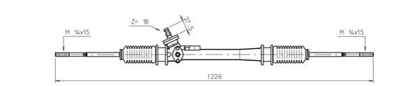 Lenkgetriebe General Ricambi WW4037 Lenkgetriebe General Ricambi WW4037 von General Ricambi