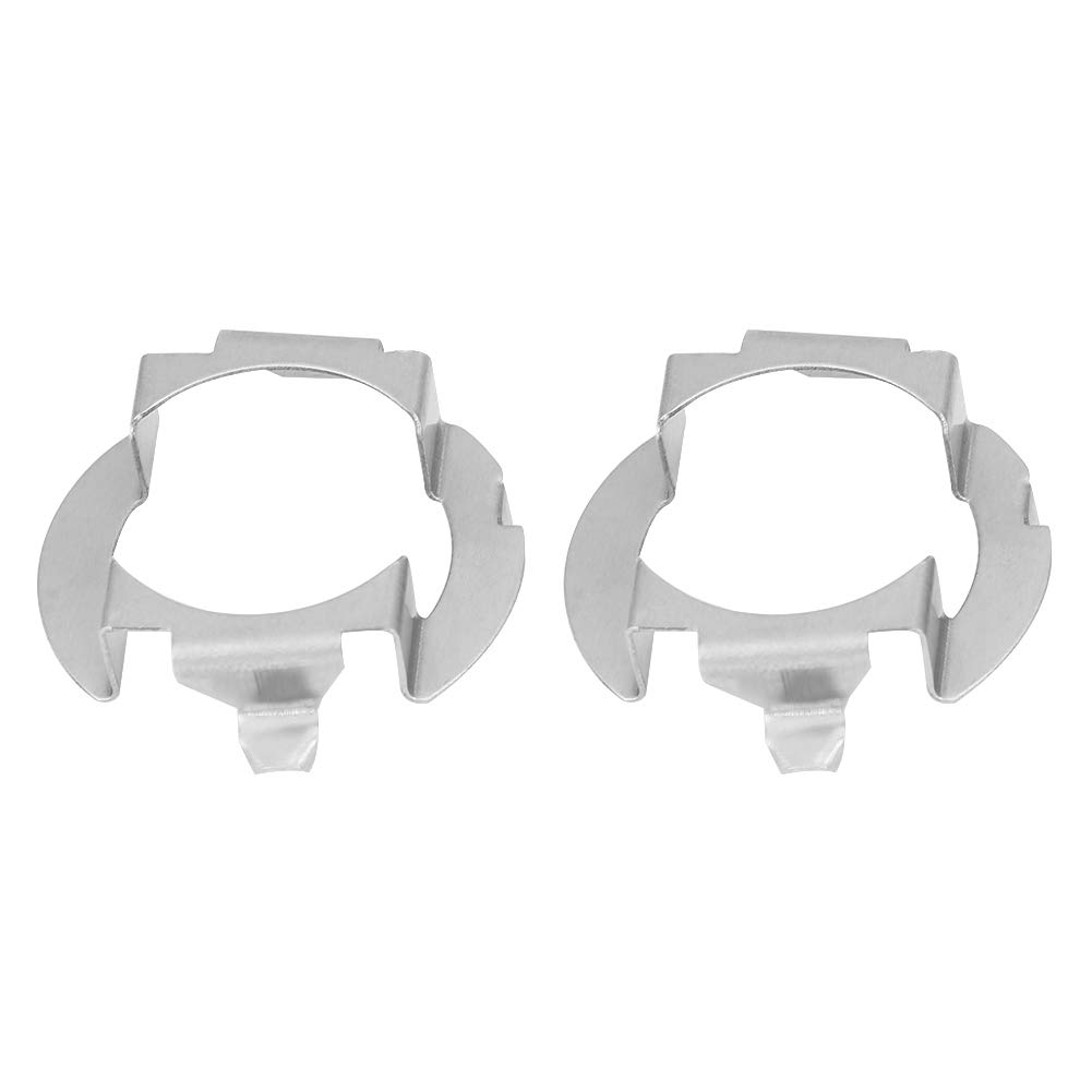 1 Paar H7-LED-Scheinwerfer-Adapter-Halterung, Passend für B-Klasse, ML-Klasse, Opel Chery, Riich G5, SAAB D5 X55 X25 X65 von Generic