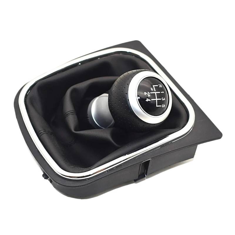 1 Stück 5-Gang-Schaltknauf-Hebelabdeckung Passend for Rabbit MK6 2010 2011-2014 Stil Golf MK5 MK6 Golf 5 6 von Generic