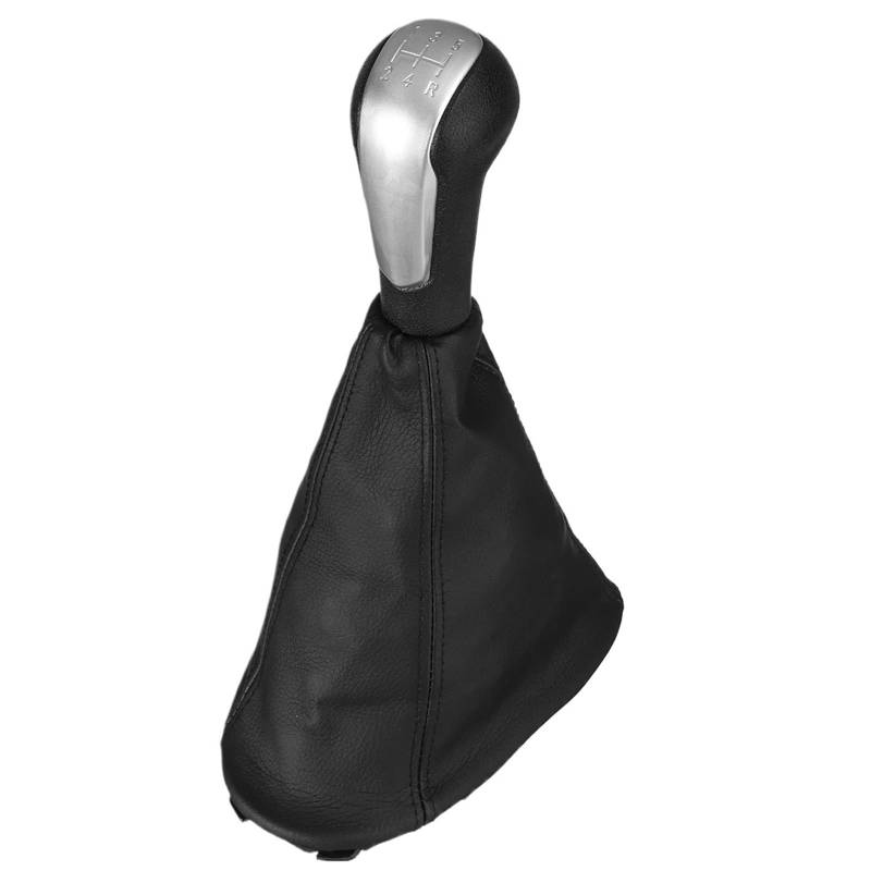 1 Stück 5-Gang-Schaltknauf Mit Beinschutz-Kofferraumabdeckung Aus PU-Leder, Passend for Spark 2011 2013 2014 2015 2016 von Generic