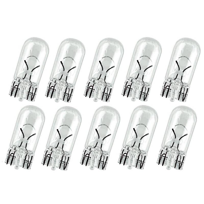 10x Long Life W5W 12V W2.1x9,5d Original Jurmann Trade langlebig Halogen Ersatz PKW Lampe von Generic