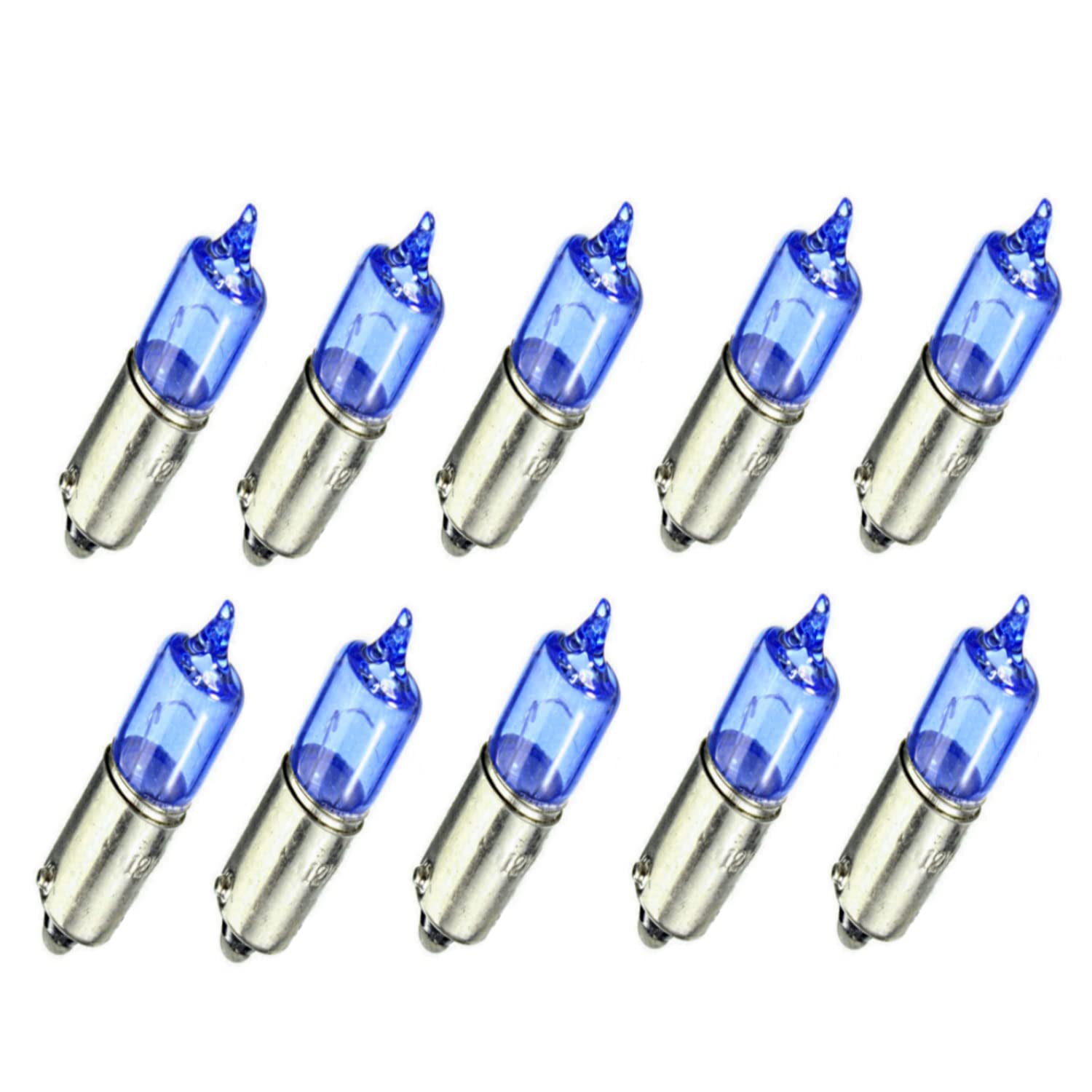 10x Super Weiß H10W 12V BA9s Original Jurmann Trade Xenon Look 6000K Halogen Ersatz PKW Lampe 10x Super Weiß H10W 12V BA9s Original Jurmann Trade Xenon Look 6000K Halogen Ersatz PKW Lampe von Generic