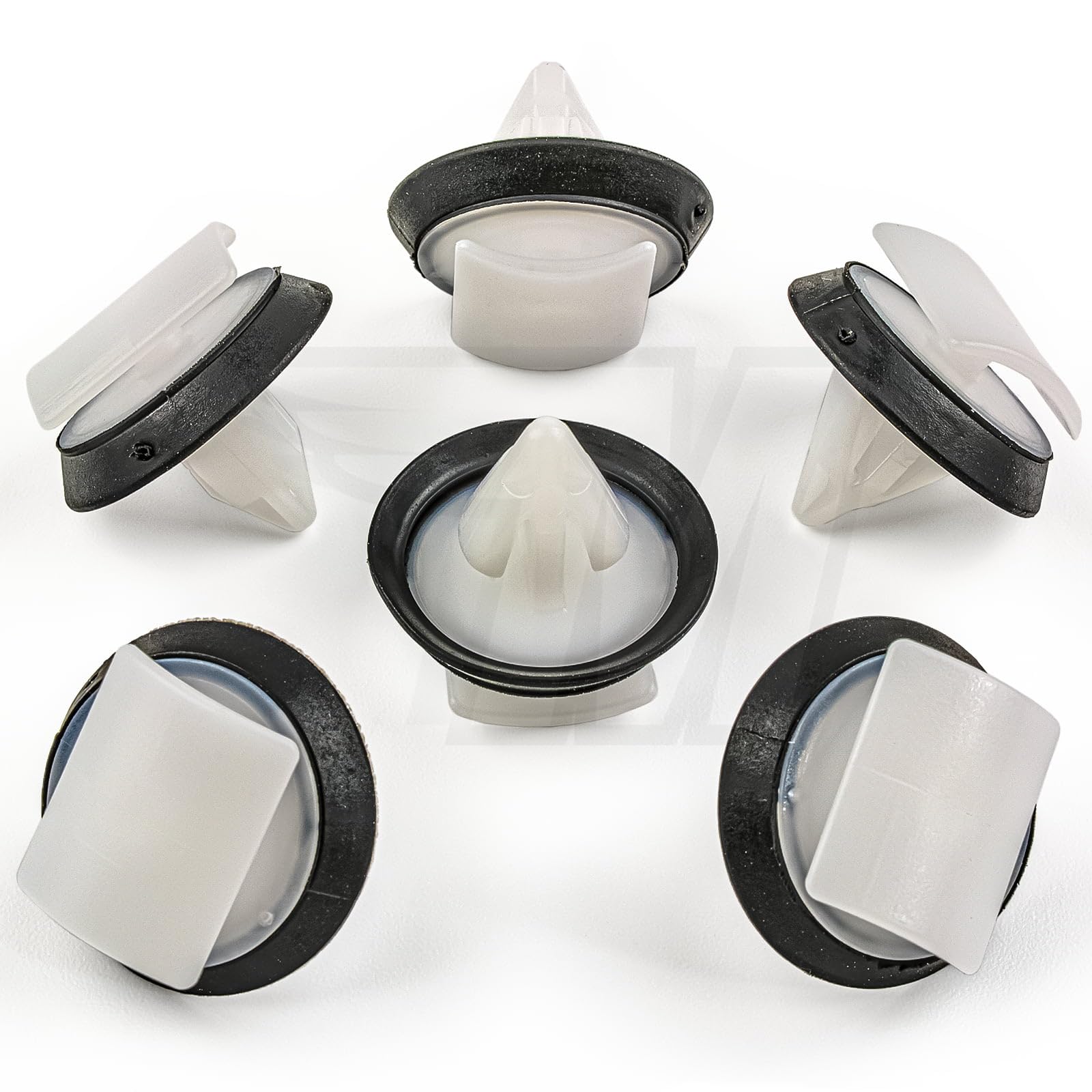 10x Verkleidung Befestigungs Clip mit Dichtung | WHT008801 10x Verkleidung Befestigungs Clip mit Dichtung | WHT008801 von Generic