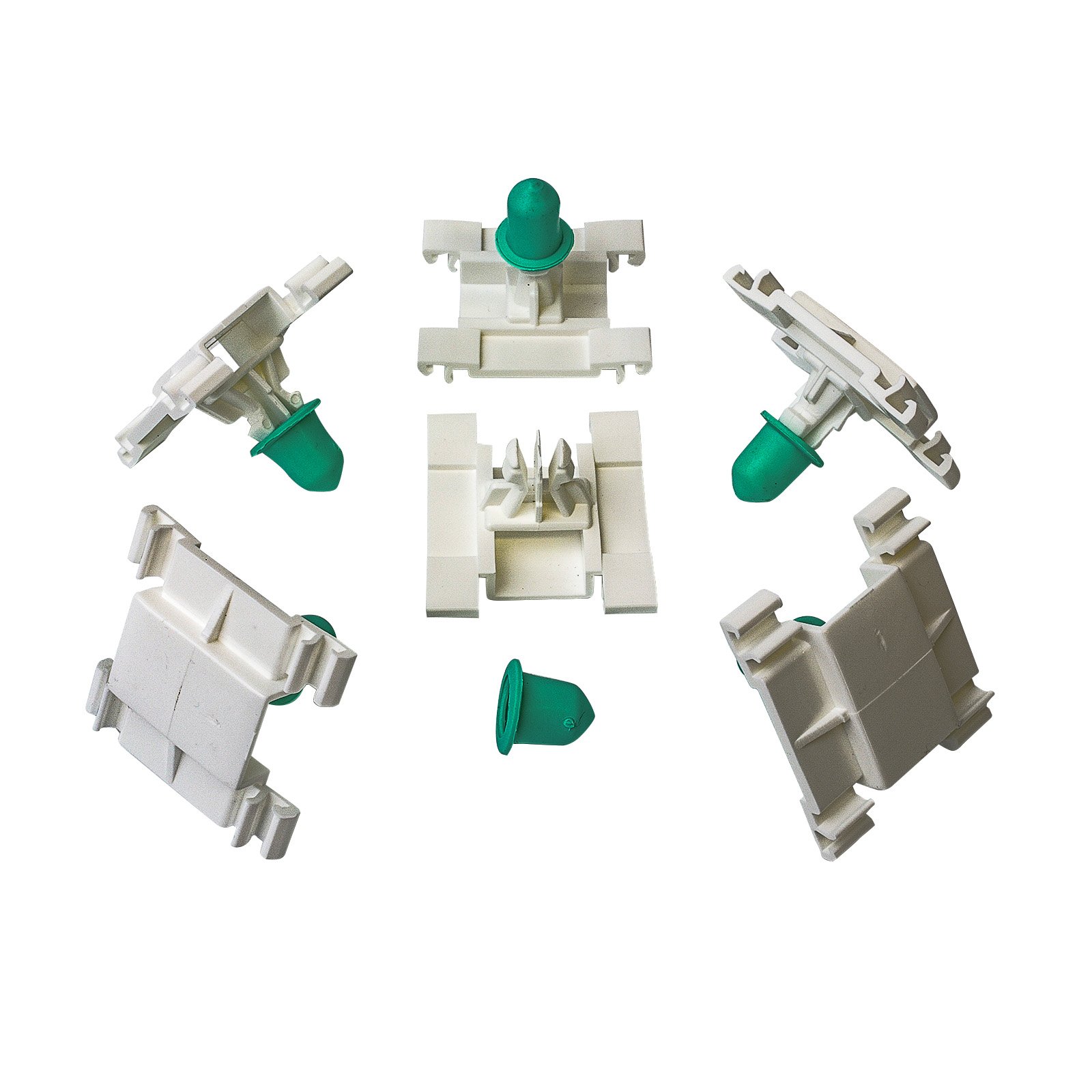 10x Zierleiste Befestigungs Klammer Clip mit Tülle | 1H0853585B 10x Zierleiste Befestigungs Klammer Clip mit Tülle | 1H0853585B von Generic