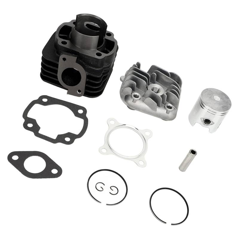 11 Stück Zylinderkolben-Kit Hochleistungs-Top-End-Rebuild-Set Geeignet für Jog 2-Takt-Aluminiumlegierung von Generic