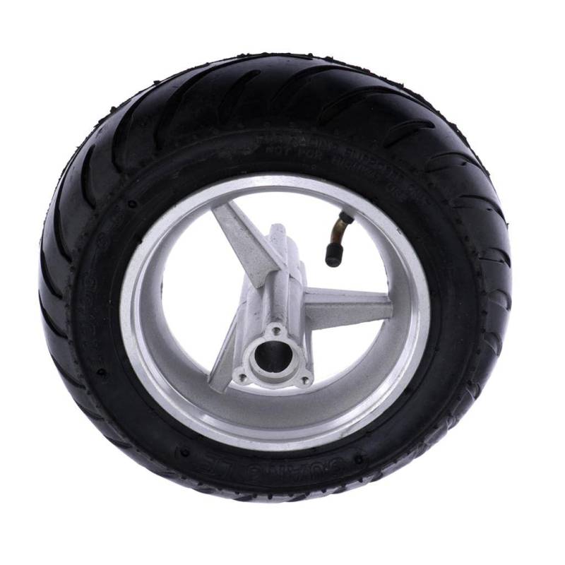 110/50-6,5 Hinterreifen + Felge für 49cc Mini Motorrad, 2-Takt Roller, Lager enthalten von Generic