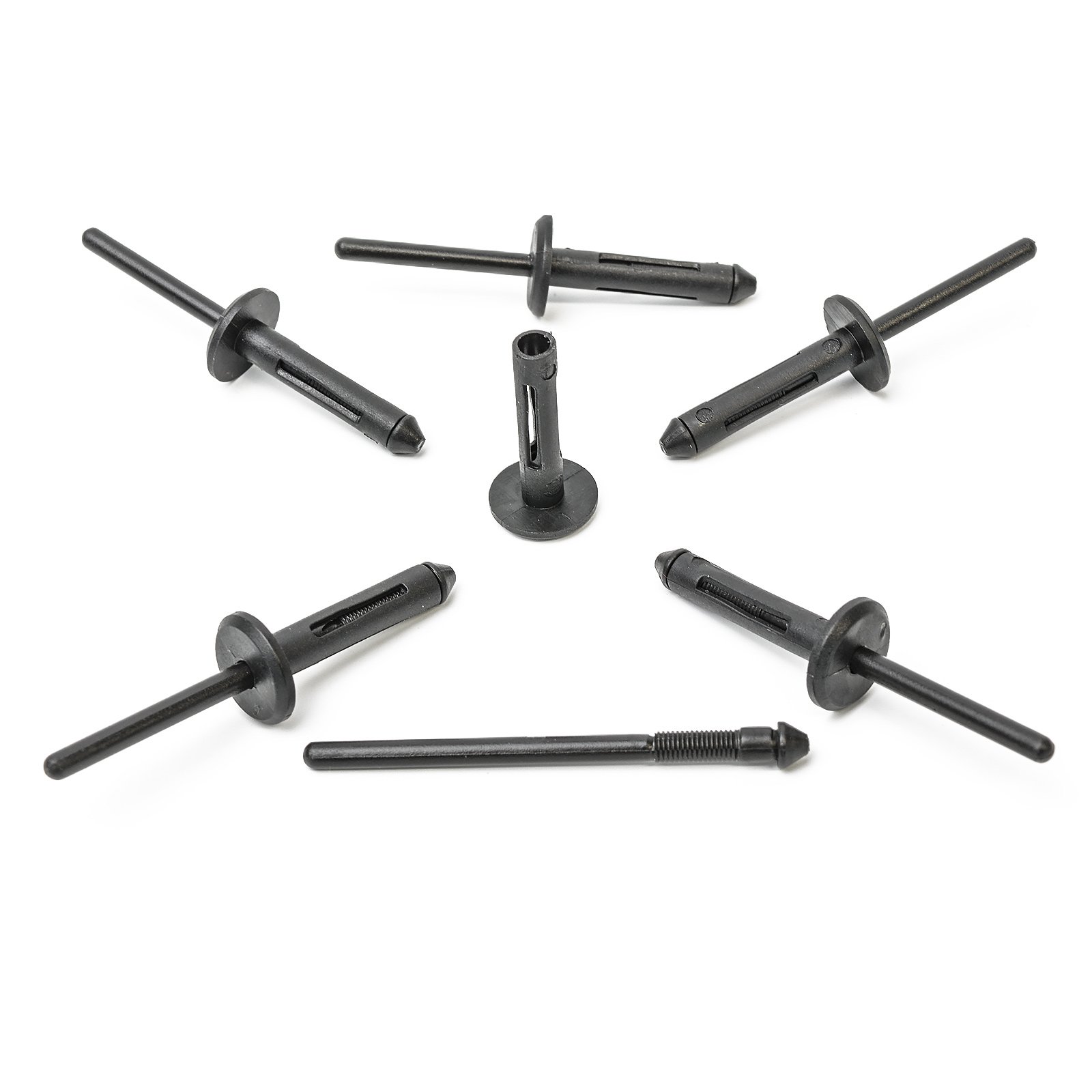 15x Stoßstangen Kotflügel Befestigungs Spreizniete Clip | 6500898 15x Stoßstangen Kotflügel Befestigungs Spreizniete Clip | 6500898 von Generic