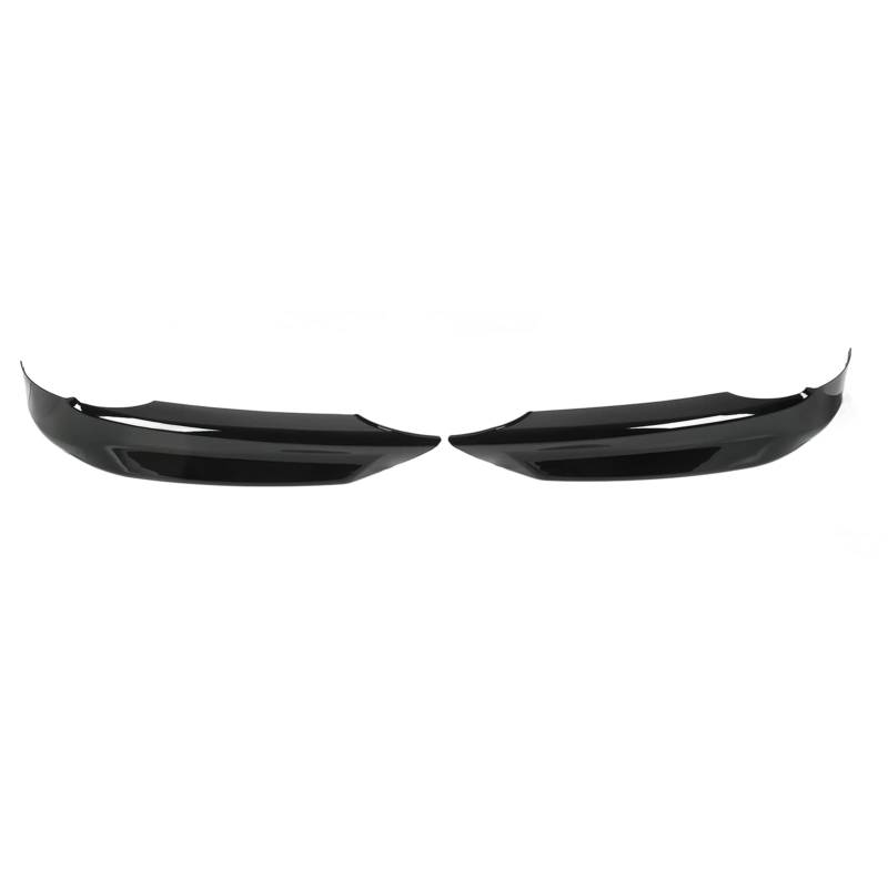 Generic 2 Stück Frontstoßstangen-Splitter-Spoiler für 3er E90 E91 Pre-LCI 2005–2008 aus Acrylnitril-Butadien-Styrol (ABS) in Schwarz mit Glänzend Schwarz Lackierung für die Front, Selbstklebend von Generic