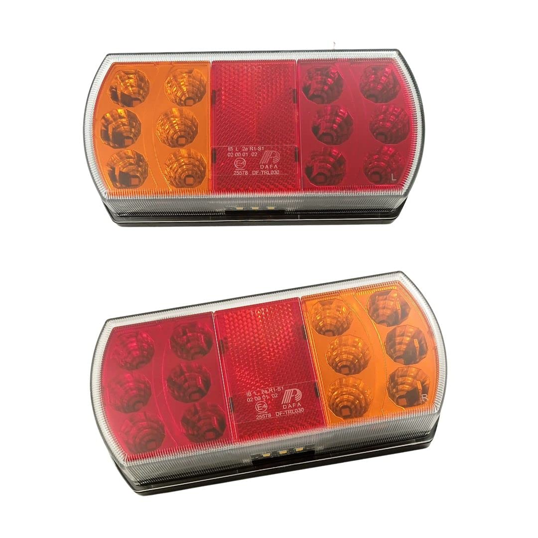 2 x LED Rückleuchten Rücklicht Heckleuchten links rechts Anhänger PKW LKW 12v 24v E4 von Generic