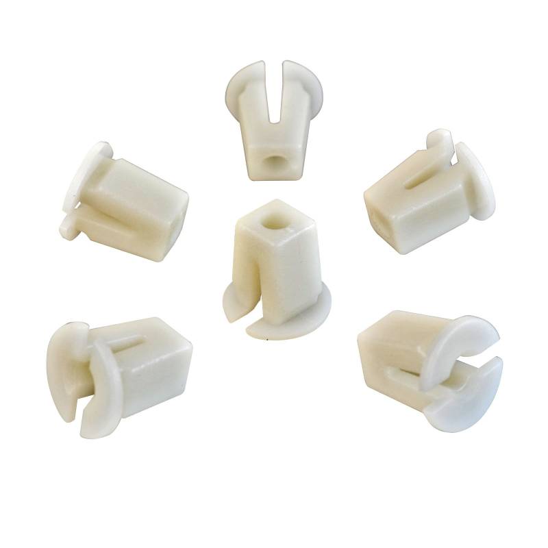 20x Karosserie Spreizmutter Clip in Weiß | 1658275925 von Generic