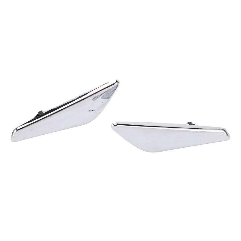 2PCS Vorderer Kotflügel-Chrom-Finisher-Ersatz für X3 X4 F25 F26 2013-2017 von Generic
