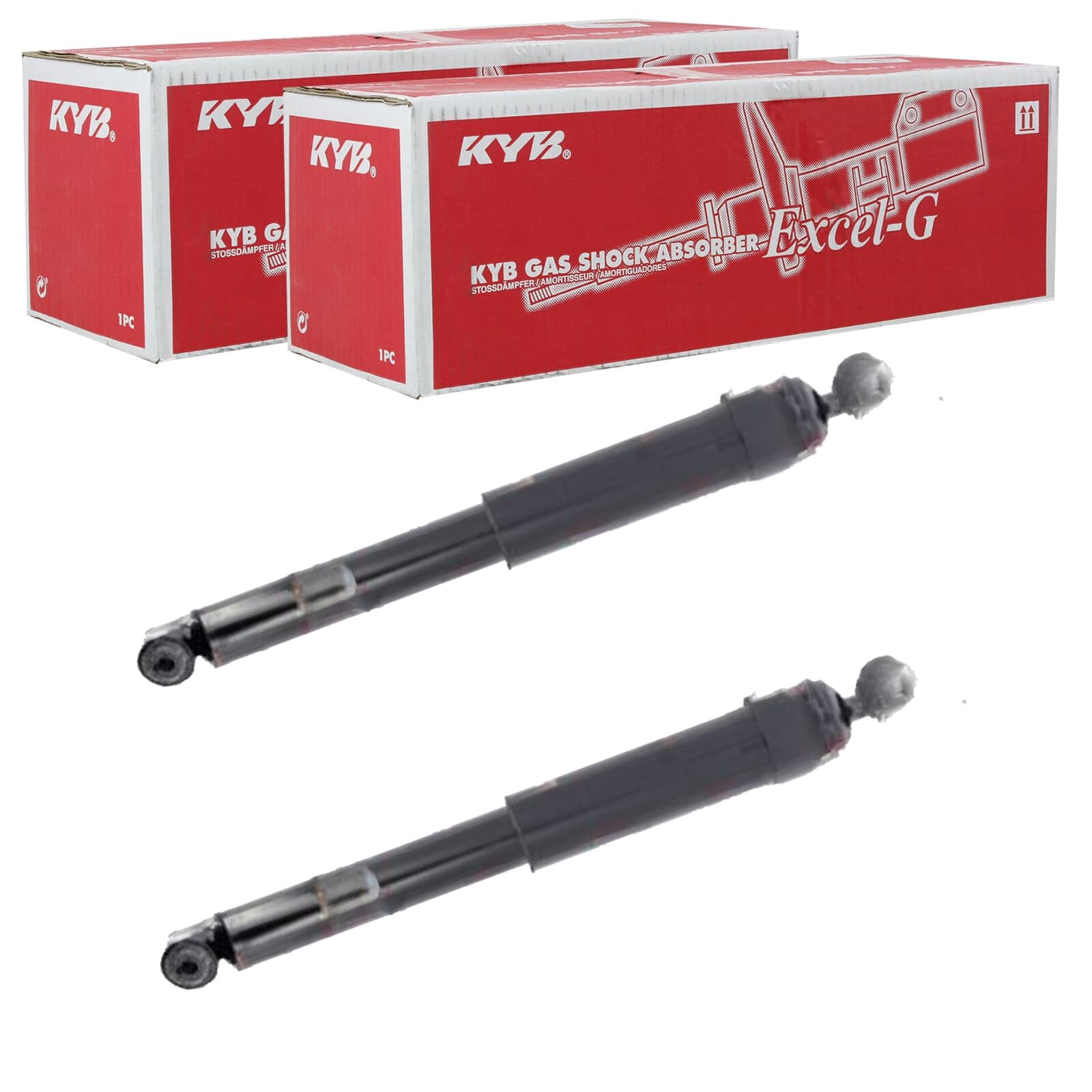 2X KYB EXCEL-G Gasdruck Stoßdämpfer hinten passend für Laguna 2X KYB EXCEL-G Gasdruck Stoßdämpfer hinten passend für Laguna von Generic