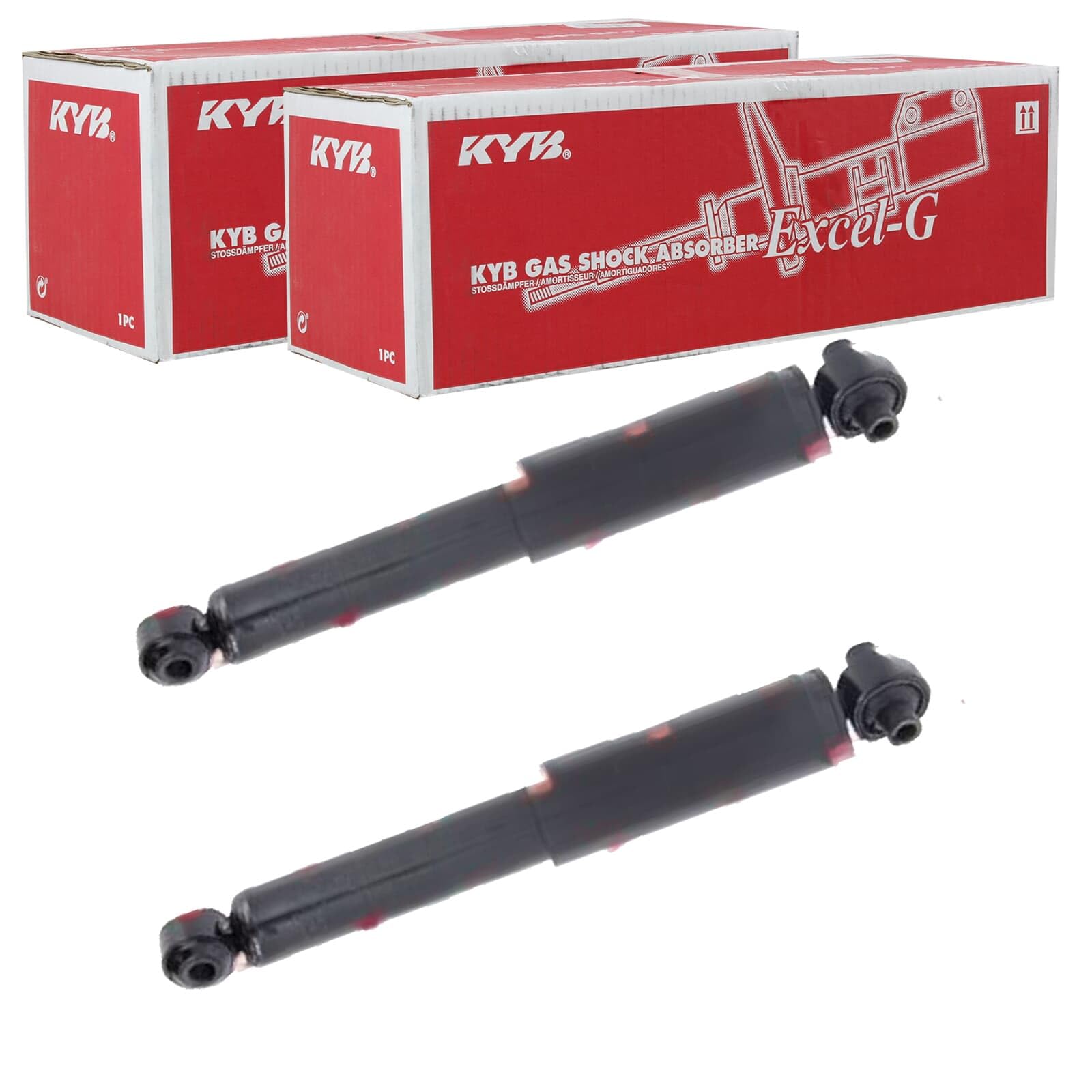 2X KYB EXCEL-G Gasdruck Stoßdämpfer hinten passend für Meriva links + rechts 2X KYB EXCEL-G Gasdruck Stoßdämpfer hinten passend für Meriva links + rechts von Generic