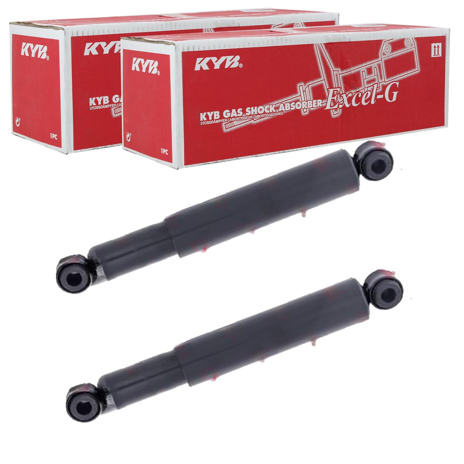 2X KYB Öldruck Stoßdämpfer hinten passend für 124 LADA 1200-1500 1200-1600 von Generic