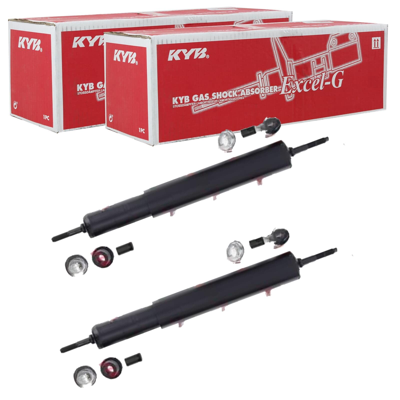2X KYB Öldruck Stoßdämpfer hinten passend für 340-360 links + rechts | 2X KYB Öldruck Stoßdämpfer hinten passend für 340-360 links + rechts | von Generic