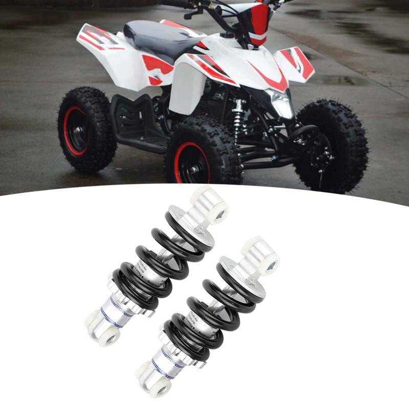 2pcs 125 Mm 750 Lbs Heck Stoßdämpfer -Suspensionsqualität Metall Spring ATV Go Kart Scooter von Generic