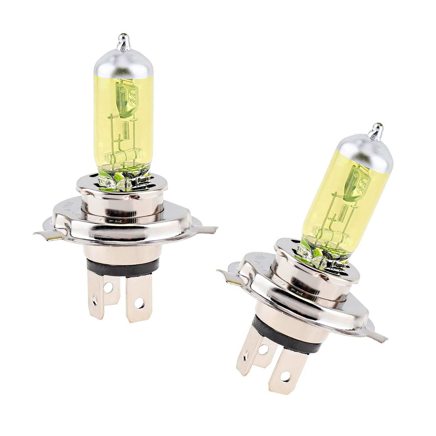 2x Golden Vision H4 100/90W 12V P43t Original Jurmann Trade Gelb 3000K Halogen Ersatz PKW Lampe von Generic