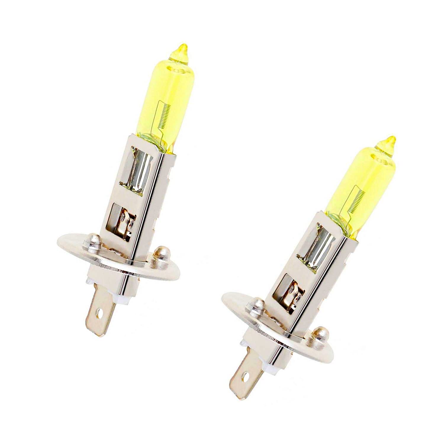 2x Jurmann H1 55W 12V Gelb Yellow Halogen Birne für Scheinwerfer, Fernlicht, Abblendlicht, Nebelscheinwerfer - E-geprüft von Generic