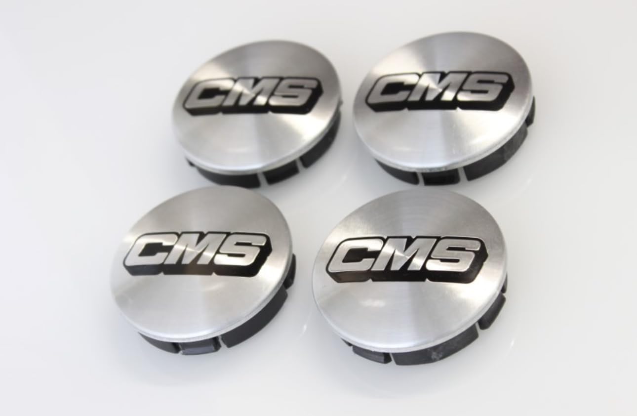 4X CMS Nabenkappen Aluminium/Kunststoff 60mm von Generic