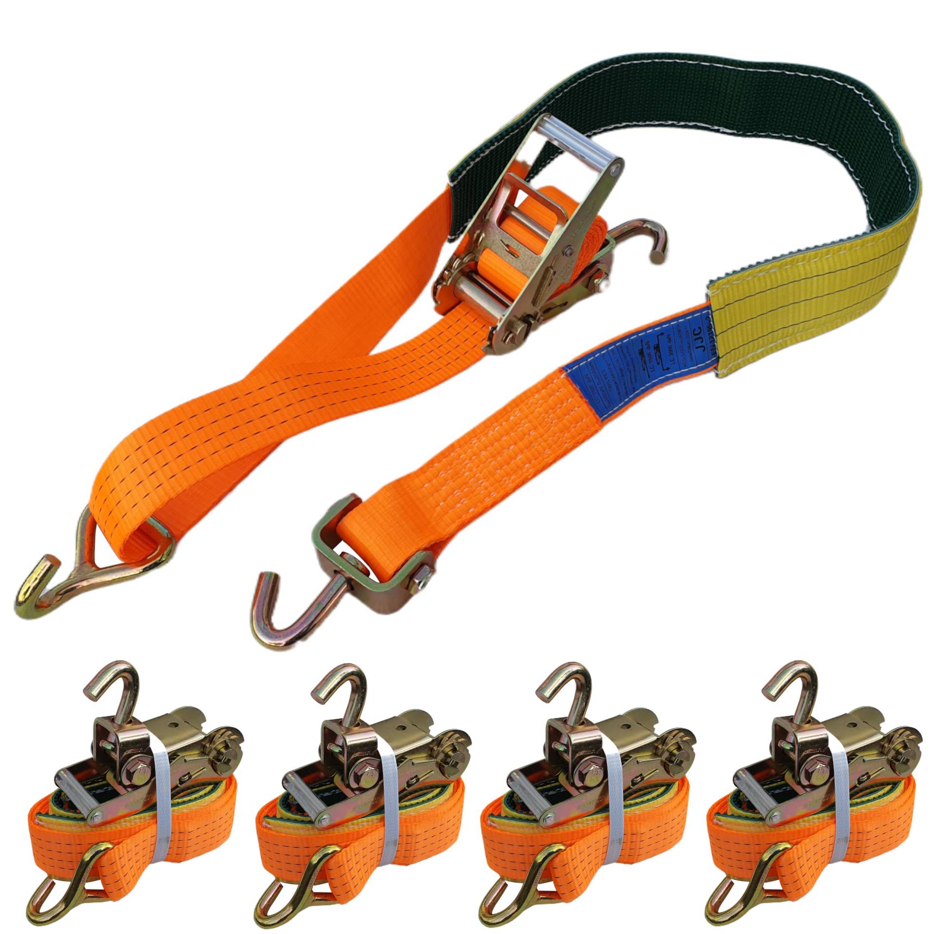 4X Profi 50mm Spanngurt für Auto Transport mit Grippschlauch Zurrgurt Autotransport PKW Anhänger Radsicherung Reifengurt Schlauch Autotransporter 4X Profi 50mm Spanngurt für Auto Transport mit Grippschlauch Zurrgurt Autotransport PKW Anhänger Radsicherung Reifengurt Schlauch Autotransporter von Generic