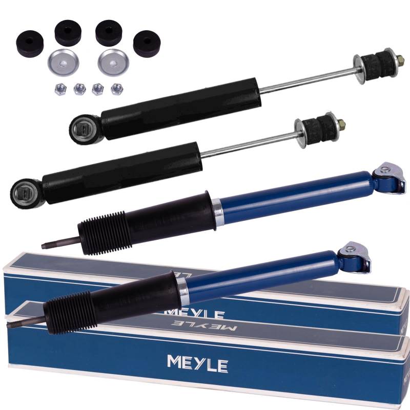 4x Meyle Gas Stoßdämpfer vorne + hinten passend für W123 Stufenheck Coupe von Generic