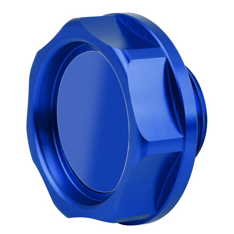 ALUMINIUM LEGIERUNG MOTOR ÖL FILLER ABDECKUNG VERSIEGUNGS AUTO TANK KAPPE FÜR GARAGE (Blau) von Generic