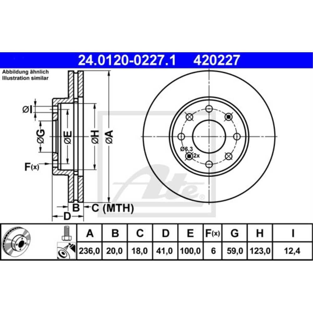 ATE Bremsen Set Bremsscheiben Scheibenbremsen Ø236 belüftet beschichtet vorne + Bremsbeläge Bremsklötze für Aveo/Kalos Schrägheck ATE Bremsen Set Bremsscheiben Scheibenbremsen Ø236 belüftet beschichtet vorne + Bremsbeläge Bremsklötze für Aveo/Kalos Schrägheck von Generic