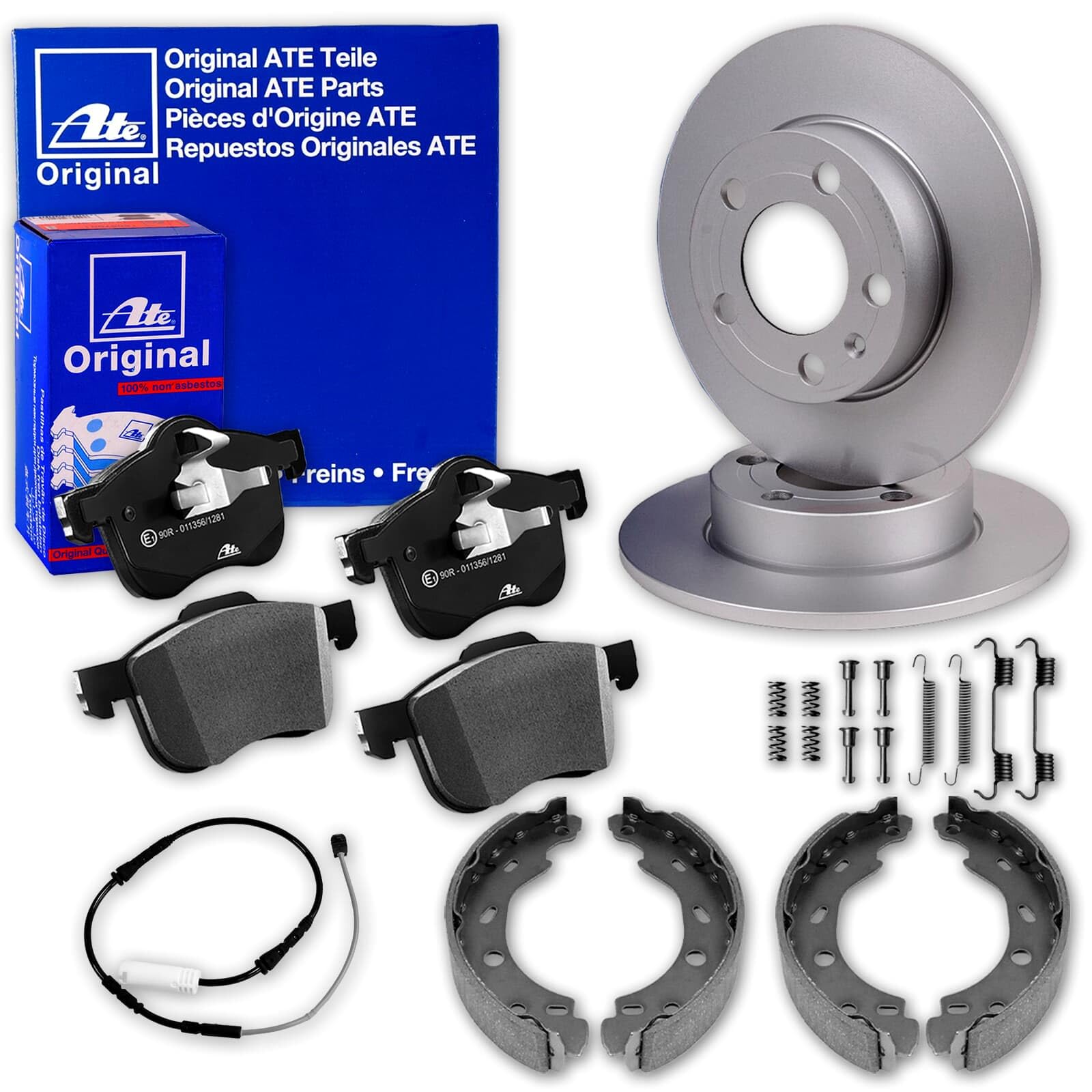 ATE Bremsscheiben + Beläge + Handbremse hinten passend für 3er E36 ATE Bremsscheiben + Beläge + Handbremse hinten passend für 3er E36 von Generic