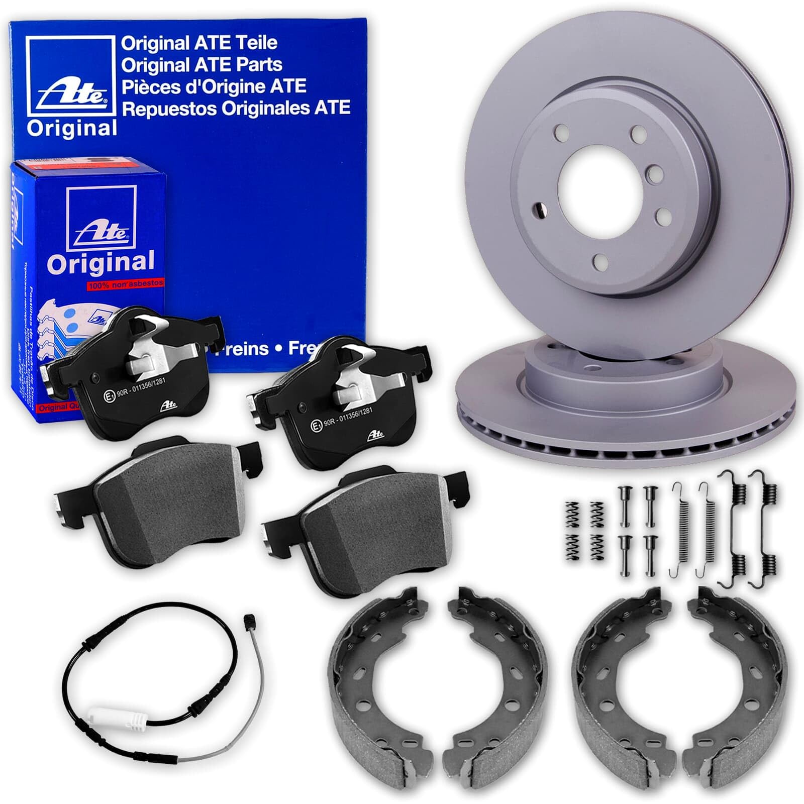 ATE Bremsscheiben + Beläge + Handbremse hinten passend für Z4 E85 E86 ATE Bremsscheiben + Beläge + Handbremse hinten passend für Z4 E85 E86 von Generic