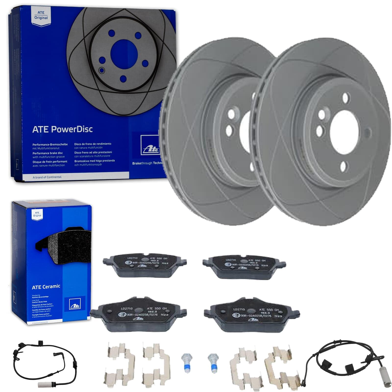 ATE PowerDisc Bremsscheiben + Beläge vorne passend für Mini R55 R56 R57 R58 R59 ATE PowerDisc Bremsscheiben + Beläge vorne passend für Mini R55 R56 R57 R58 R59 von Generic