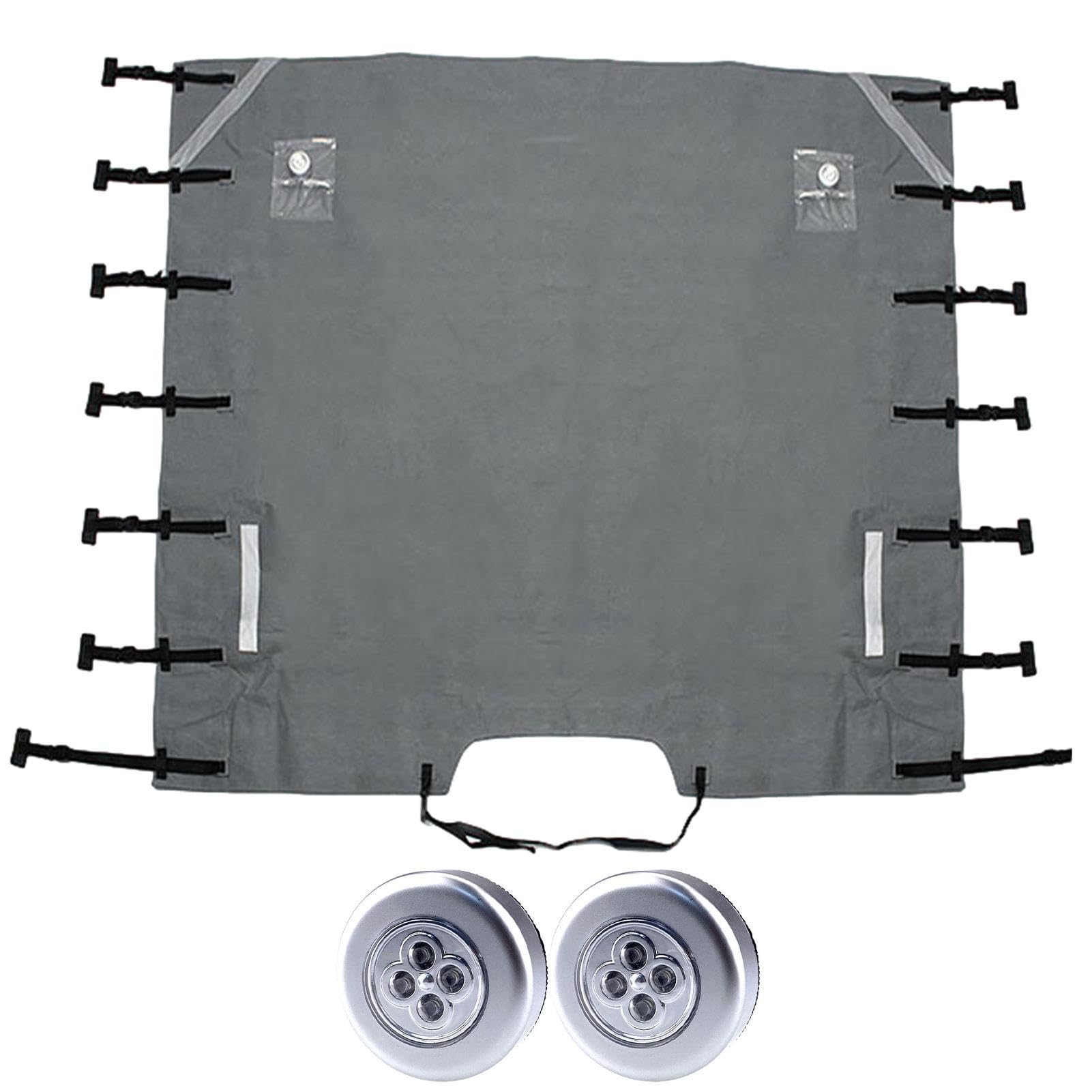 Abdeckung für Wohnwagen - Sichtschutz Uv-Schutz Sonnenschutz Abdeckung, Staubdichte Wohnwagen-Abschleppabdeckung | Wohnmobil-Frontschutz, Wohnwagen-Abdeckungsschutz für Wohnmobile, 220x175 cm Abdeckung für Wohnwagen - Sichtschutz Uv-Schutz Sonnenschutz Abdeckung, Staubdichte Wohnwagen-Abschleppabdeckung | Wohnmobil-Frontschutz, Wohnwagen-Abdeckungsschutz für Wohnmobile, 220x175 cm von Generic