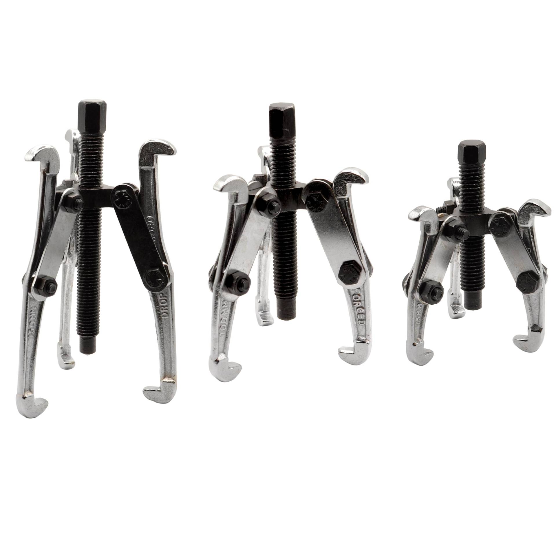 Generic Abzieher Set 75mm 100mm 150mm Lagerabzieher Profi 3-armig innen außen Lager Kugellager 3-teilig Radlager KFZ Generic Abzieher Set 75mm 100mm 150mm Lagerabzieher Profi 3-armig innen außen Lager Kugellager 3-teilig Radlager KFZ von Generic