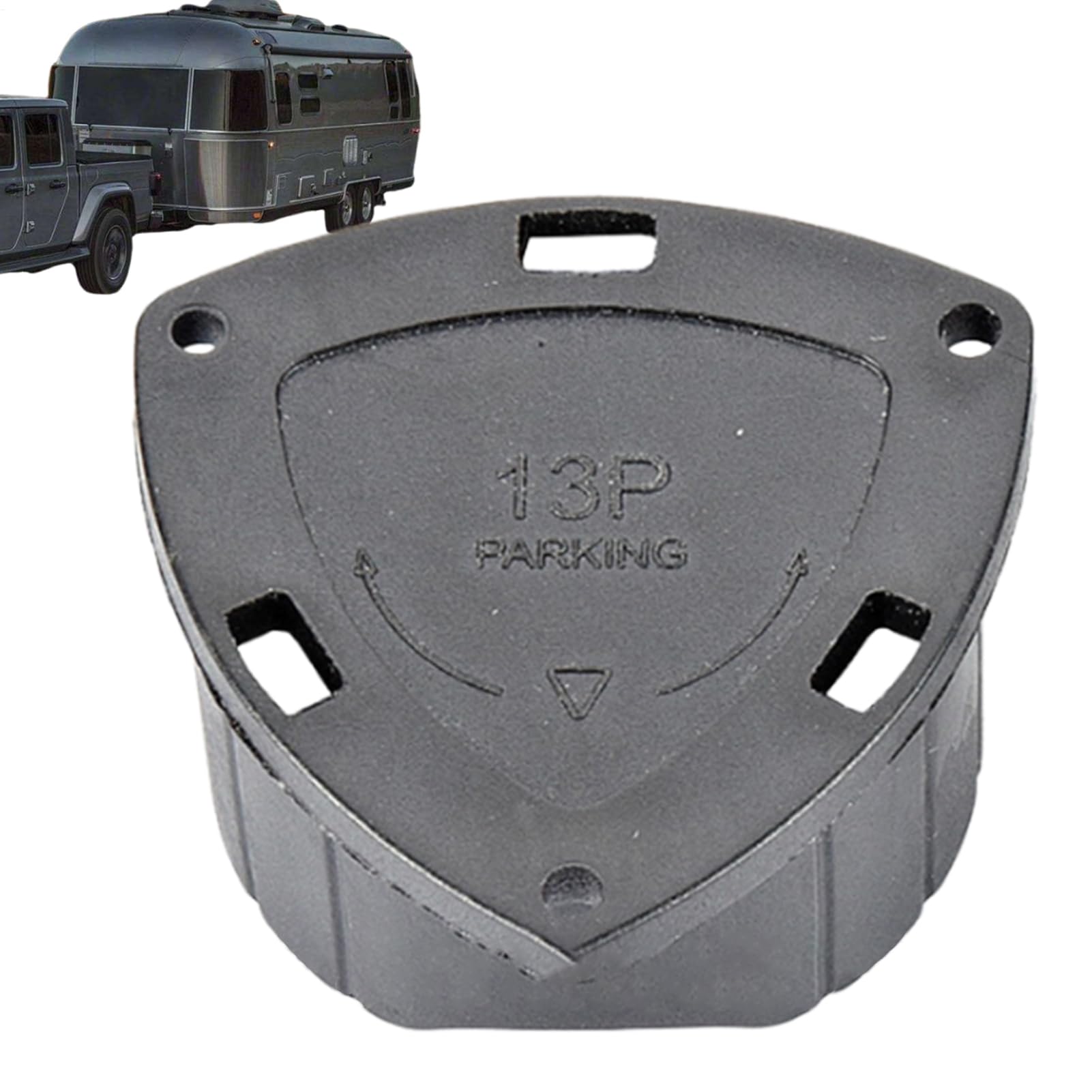 Anhänger -Stecker -Kappenhalter - RV Socket Shield Protector | Langlebige 13-Pin Stecker Hülle Dome Panel Grip Tipps Block Verschluss Link Schnittstelle Koppler Capper Anhänger -Stecker -Kappenhalter - RV Socket Shield Protector | Langlebige 13-Pin Stecker Hülle Dome Panel Grip Tipps Block Verschluss Link Schnittstelle Koppler Capper von Generic