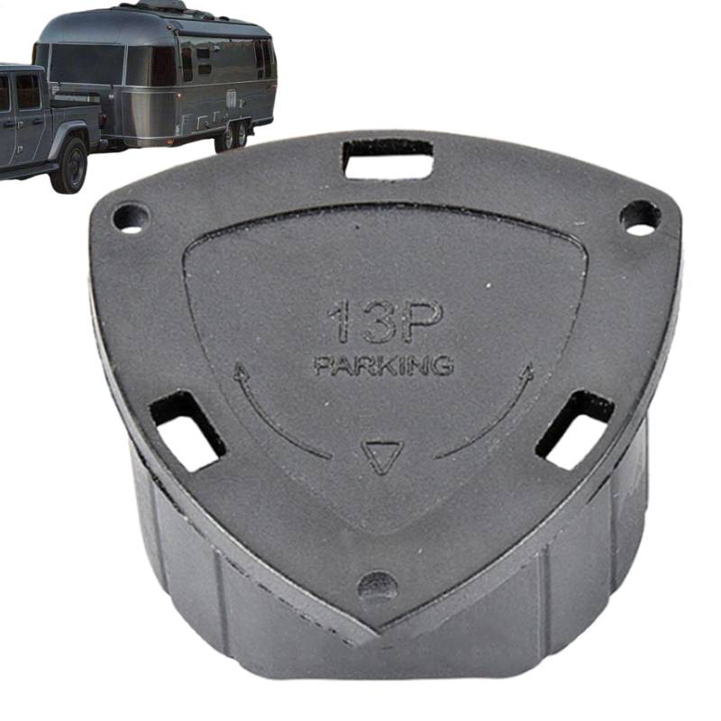 Anhänger -Stecker -Kappenhalter - RV Socket Shield Protector | Langlebige 13-Pin Stecker Hülle Dome Panel Grip Tipps Block Verschluss Link Schnittstelle Koppler Capper von Generic