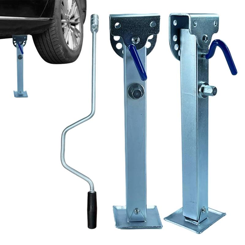 Anhängerstabilisator Jacks | Hochleistungs -teleskopische Leveling -Jacks, einstellbare Motorrad -Buchse -Ständer mit Schwerer Duty, teleskopische Karawane -Anhänger -Stützbeine für Wohnmobilanhänger von Generic