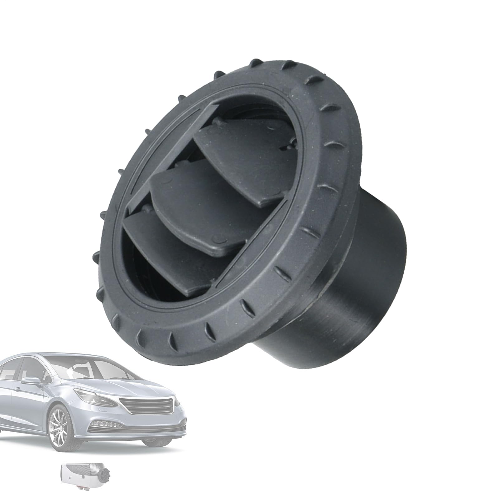 Armaturenbrett AC -Heizung Air Vent - Runde Rotatable Louver Outlet, schwarzer Autodeflektor | 60 mm 75 mm warmes Luftentlüftung, Auto -Armaturenbrettdiffusor für Wohnmobile, Bus, Van, Fahrzeug Innenl Armaturenbrett AC -Heizung Air Vent - Runde Rotatable Louver Outlet, schwarzer Autodeflektor | 60 mm 75 mm warmes Luftentlüftung, Auto -Armaturenbrettdiffusor für Wohnmobile, Bus, Van, Fahrzeug Innenl von Generic