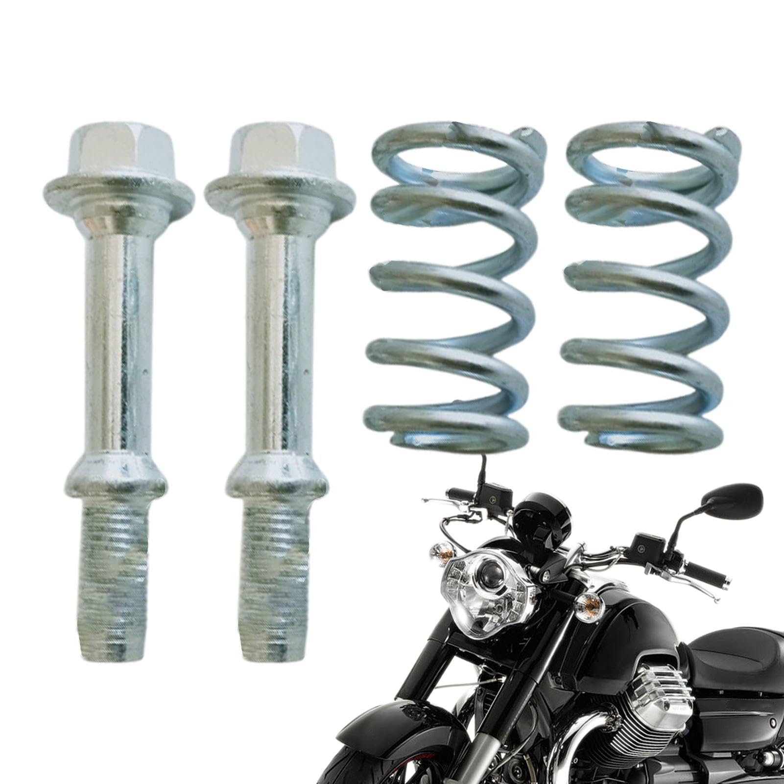 Auspuff-Federbolzen, Auspuffbolzen-Set, Auspuffrohr-Hardware-Kit, Schalldämpfer-Bolzen-Set, Stoßdämpfer-Schrauben-Set, Zubehör Auspuff-Federbolzen, Auspuffbolzen-Set, Auspuffrohr-Hardware-Kit, Schalldämpfer-Bolzen-Set, Stoßdämpfer-Schrauben-Set, Zubehör von Generic