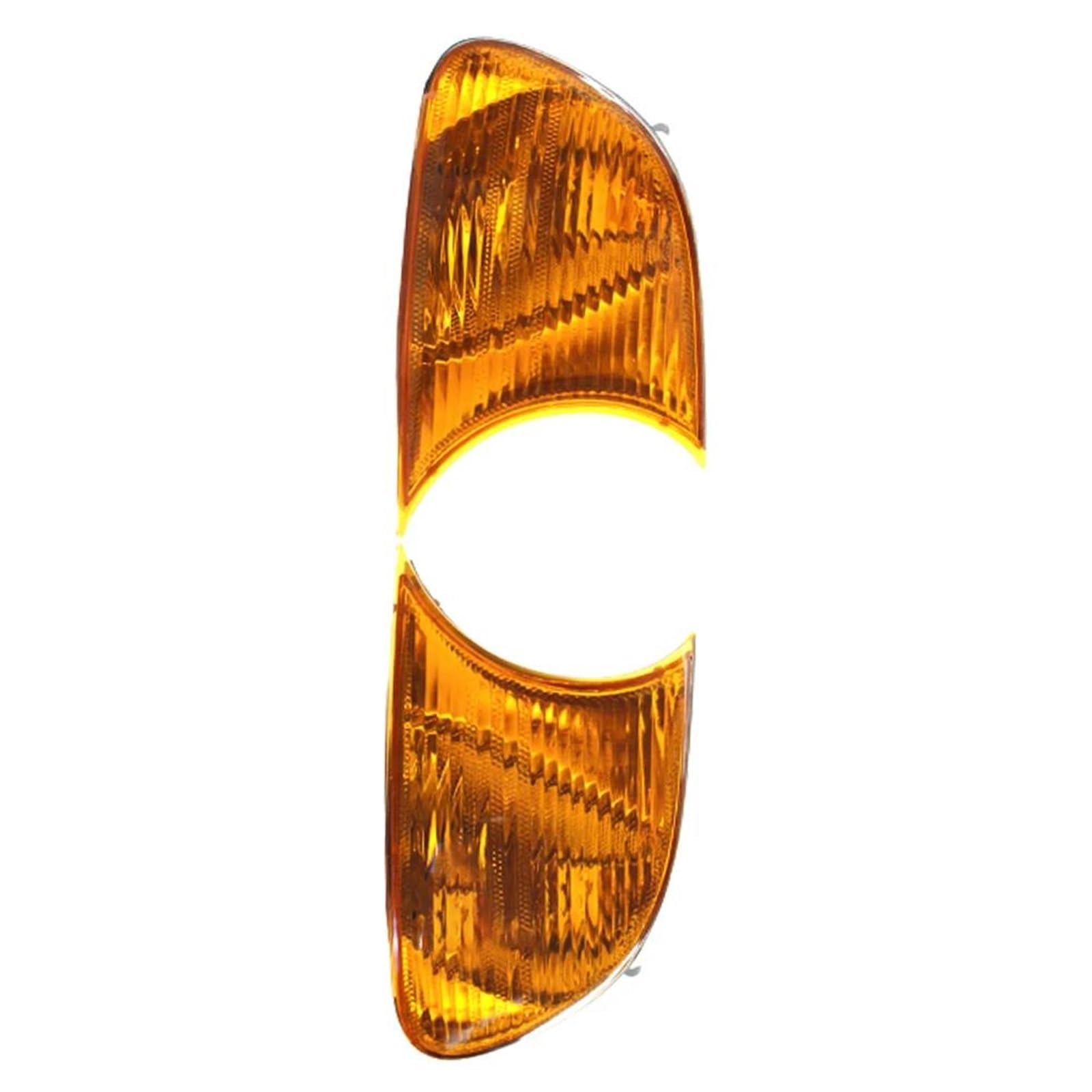 Außenspiegel-Kontrollleuchte, 2 Stück, Auto-Blinkerlampe, transparentes Auto-Ecklicht für BMW E46 1998–2001, Kontrollleuchten 63126904299 63126904300, Blinkerleuchte (schwarz) von Generic