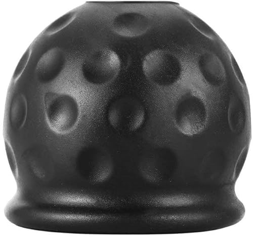 Auto Anhängerkupplung Anhängerkupplung Ball Abdeckung Anhängerkupplung Hut wiederverwendbar Kunststoff 50mm Schwarz 1 Stück Verarbeitete Mode von Generic