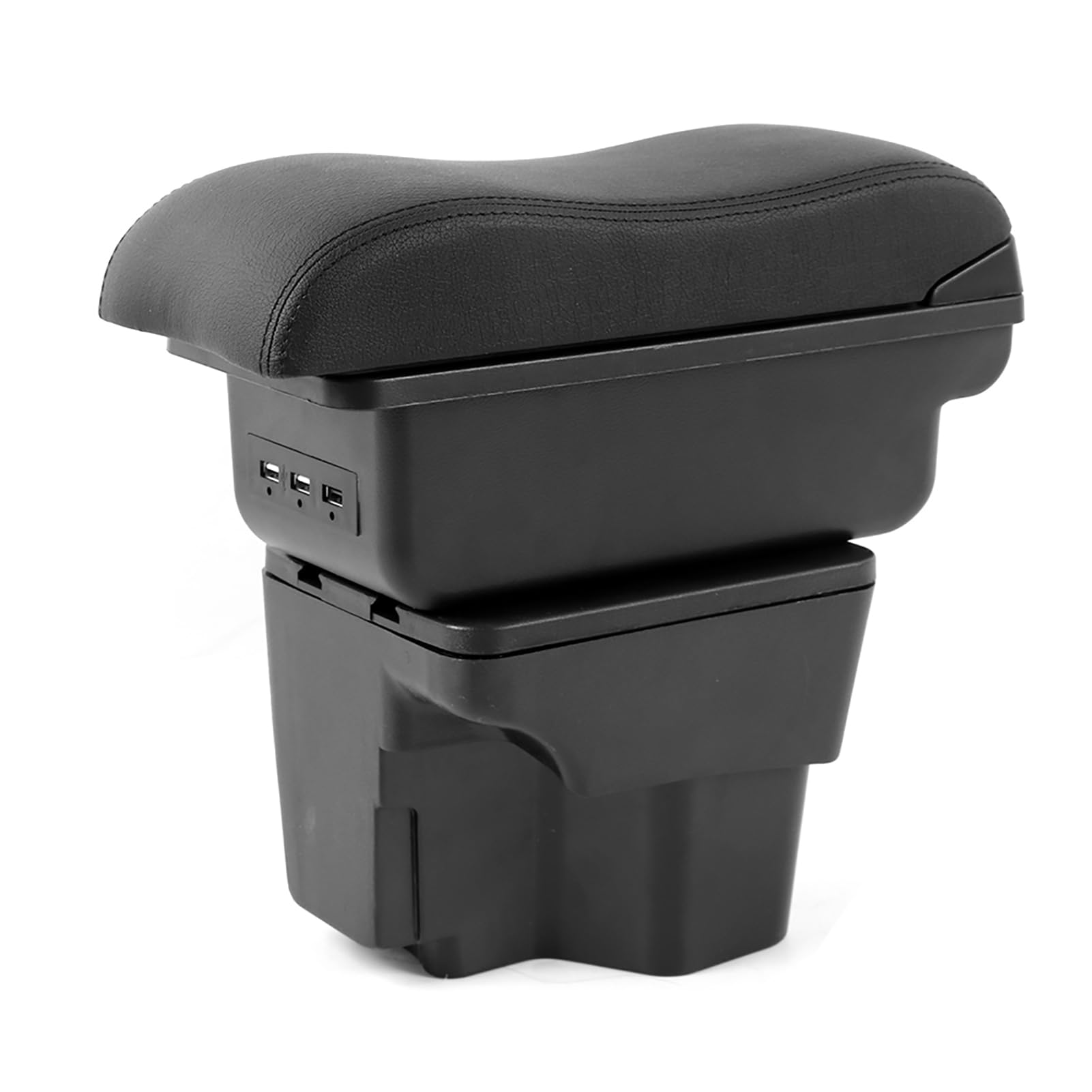 Auto-Armlehnen-Organizer-Box für Rio 3 – Robustes ABS+PU-Material – Bequeme Armplatzierung – Elegantes Design – Getränkeaufbewahrung – Passend für 2012–2016 – Auto-Armlehnen-Organizer-Box für Rio 3 – Robustes ABS+PU-Material – Bequeme Armplatzierung – Elegantes Design – Getränkeaufbewahrung – Passend für 2012–2016 – von Generic