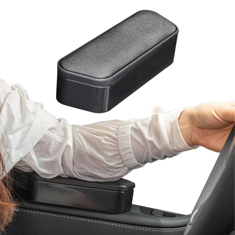 Auto Armlehnenbox - Auto Ellbogen -Stützpad | Universelle Klebstoff -Installation Armlast Extender für SUVs, Limousinen und Mini -Autos, komfortables Fahrzubehör für lange Reisen und tägliche Pendeln von Generic