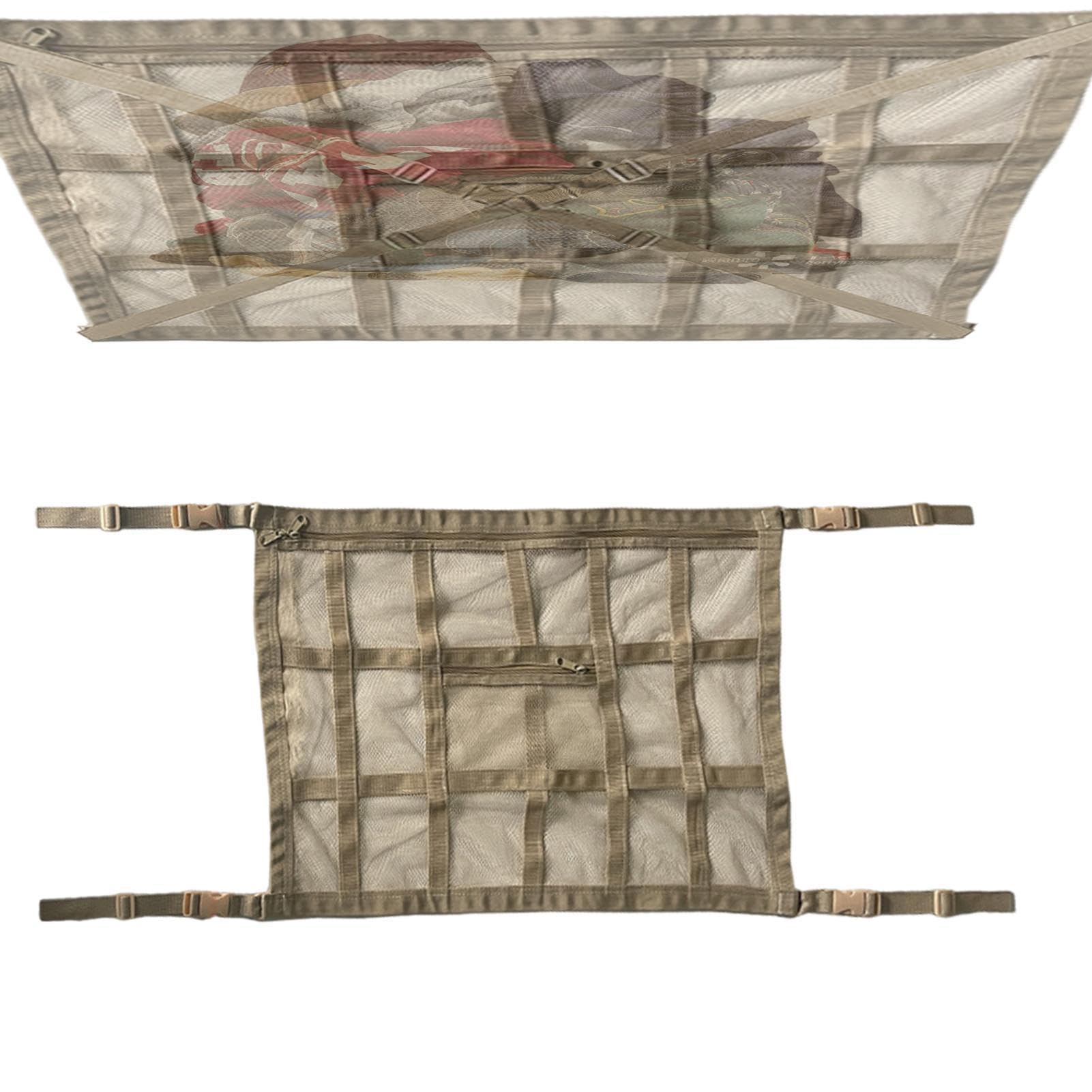 Auto Deckennetz - Dachtasche | SUV Dachorganizer | Kfz-Deckenaufbewahrung | Doppellagiges Auto Dachträger für LKW, SUV , Reisen Auto Deckennetz - Dachtasche | SUV Dachorganizer | Kfz-Deckenaufbewahrung | Doppellagiges Auto Dachträger für LKW, SUV , Reisen von Generic