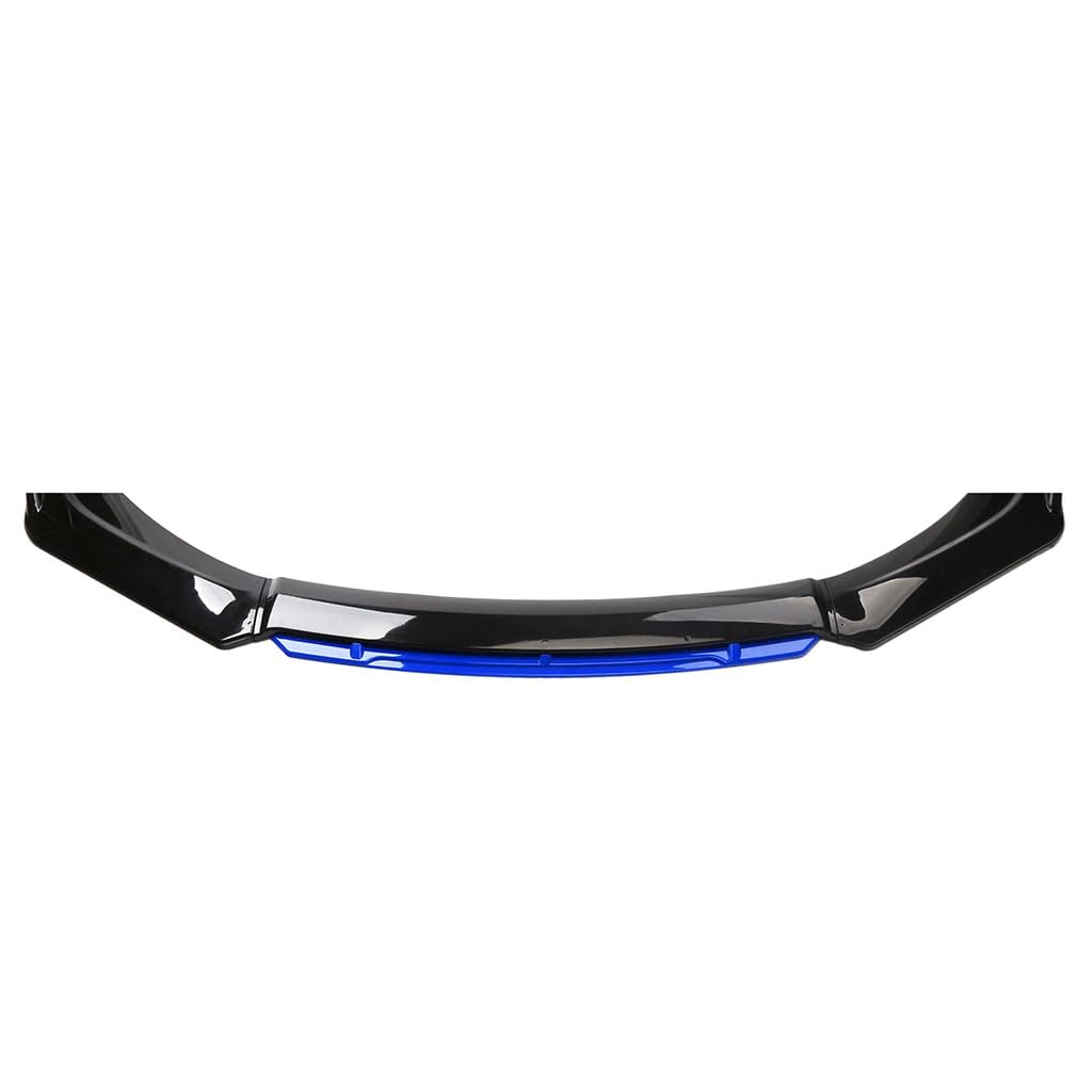 Auto Frontspoiler Universell für Volkswagen up EV 2000-2024 2025, Frontlippe Spoiler Spoilerlippe Frontstoßstange Lippe Stoßfängerlippe Lip Spoiler Kinn Frontstoßstangenlippe(Black Blue) von Generic