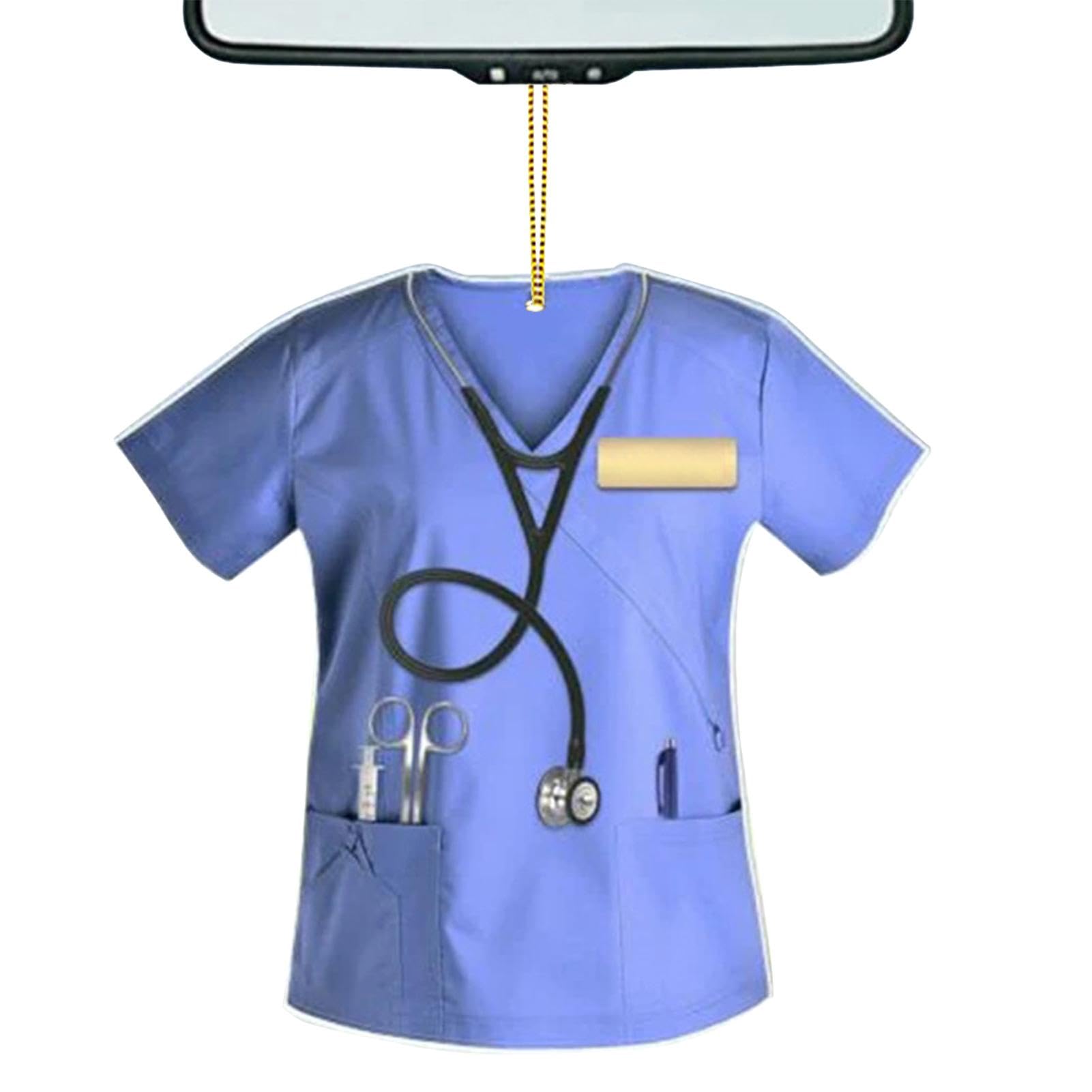 Auto-Innenaufhängung – Ornament, Rückspiegelbügel aus Acryl | Schlüsselanhänger für Krankenschwesteruniform, Ornament in leuchtenden Farben, Innendekoration des Fahrzeugs Auto-Innenaufhängung – Ornament, Rückspiegelbügel aus Acryl | Schlüsselanhänger für Krankenschwesteruniform, Ornament in leuchtenden Farben, Innendekoration des Fahrzeugs von Generic