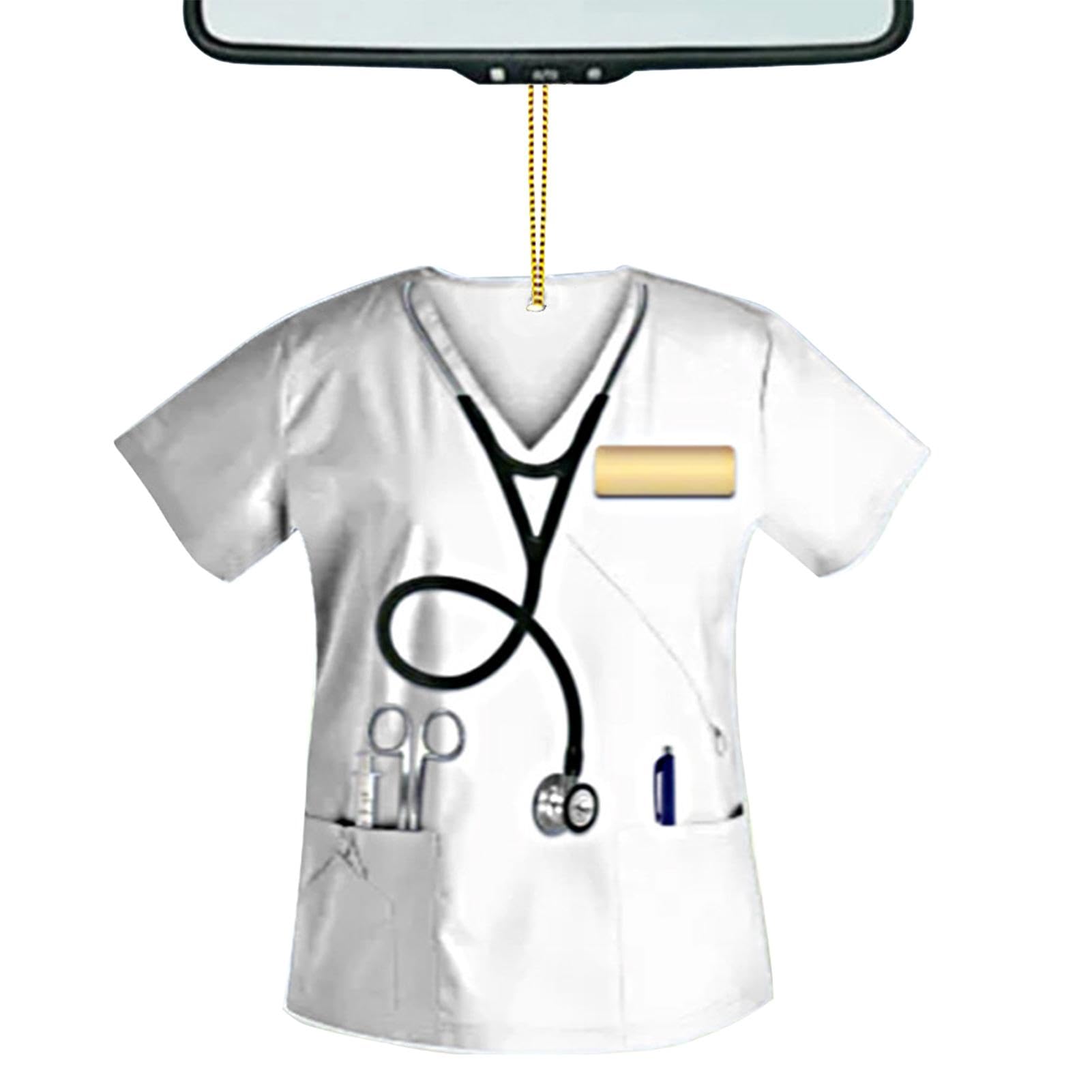 Auto-Innenaufhängung – Ornament, Rückspiegelbügel aus Acryl | Schlüsselanhänger für Krankenschwesteruniform, Ornament in leuchtenden Farben, Innendekoration des Fahrzeugs Auto-Innenaufhängung – Ornament, Rückspiegelbügel aus Acryl | Schlüsselanhänger für Krankenschwesteruniform, Ornament in leuchtenden Farben, Innendekoration des Fahrzeugs von Generic